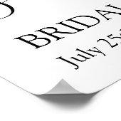 Poster Panneau de bienvenue pour une fête de mariage mini (Coin)