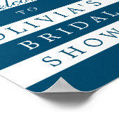 Poster Panneau de bienvenue pour une fête de mariage Naut (Coin)