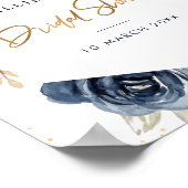 Poster Panneau de bienvenue pour une fête de mariage nava (Coin)