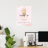Poster Panneau de bienvenue pour une fête de mariage sur (Bureau à domicile)
