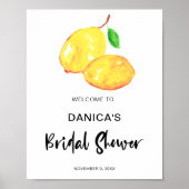 Poster Panneau de Bienvenue pour une Fête de Mariage Thèm (Devant)