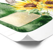 Poster Panneau de bienvenue pour une fête de mariage West (Coin)