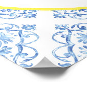 Poster Panneau de bienvenue pour une fête prénuptiale aux (Coin)