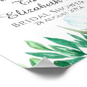 Poster Panneau de bienvenue pour une fête prénuptiale aux (Coin)