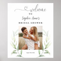 Panneau de bienvenue pour une fête prénuptiale ave