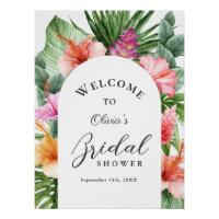 Panneau de bienvenue pour une fête prénuptiale fle