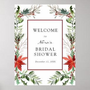 Poster Panneau de bienvenue pour une fête prénuptiale Hol