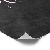 Poster Panneau de bienvenue pour une fête prénuptiale rus (Coin)