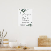 Poster Panneau de bienvenue pour une fête prénuptiale sur (Cuisine)