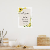Poster Panneau de bienvenue pour une garden-party de mari (Cuisine)