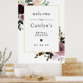 Poster Panneau de bienvenue pour une réception de mariage (Cuisine)