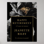 Poster Panneau de bienvenue pour une retraite heureuse av (Devant)