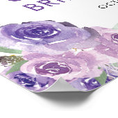 Poster Panneau de bienvenue Purple Stock the Kitchen (Coin)