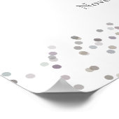 Poster Panneau de bienvenue Silver Stardust pour le 25e a (Coin)