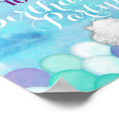 Poster Panneau de bienvenue Sous les échelles de sirènes (Coin)