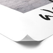 Poster Panneau de bienvenue vertical pour mariage (Coin)