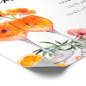 Poster Panneau de Boisson Signature Aperol Spritz pour Ma (Coin)