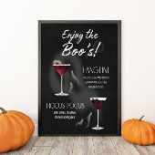 Poster Panneau de boisson signature Halloween