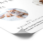 Poster Panneau de boissons de signature moderne minimal p (Coin)