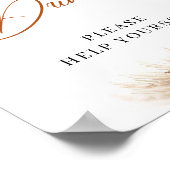 Poster Panneau de boissons en cuivre de terre cuite tropi (Coin)