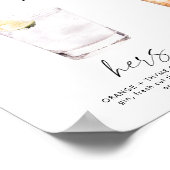 Poster panneau de boissons signatures modernes pour maria (Coin)