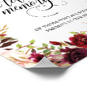 Poster Panneau de bougie commémorative à la mémoire de ce (Coin)