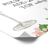 Poster Panneau de Buisson de Boissons Citronnées Pétillan (Coin)