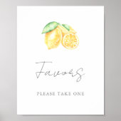 Poster Panneau de cadeau de fête au citron Take One (Devant)