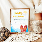Poster Panneau de cadeau de fête prénatale pour bébé plan