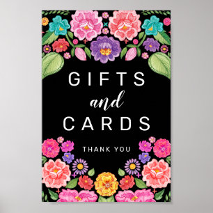 Poster Panneau de cadeaux et cartes Fiesta