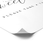 Poster Panneau de calligraphie élégant pour mariage 'L'am (Coin)