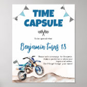 Poster Panneau de capsule temporelle d'anniversaire pour (Devant)