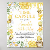 Poster Panneau de capsule temporelle pour fête d'annivers (Devant)