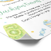 Poster Panneau de capsule temporelle pour fête d'annivers (Coin)