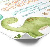 Poster Panneau de capsule temporelle pour l'anniversaire (Coin)