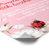 Poster Panneau de capsule temporelle pour l'anniversaire (Coin)
