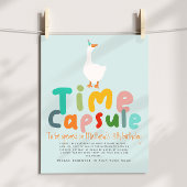 Poster Panneau de capsule temporelle pour le premier anni