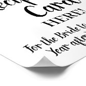 Poster Panneau de carte de recette de Sunflowers pour la  (Coin)