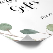 Poster Panneau de cartes de calligraphie et de cadeaux de (Coin)