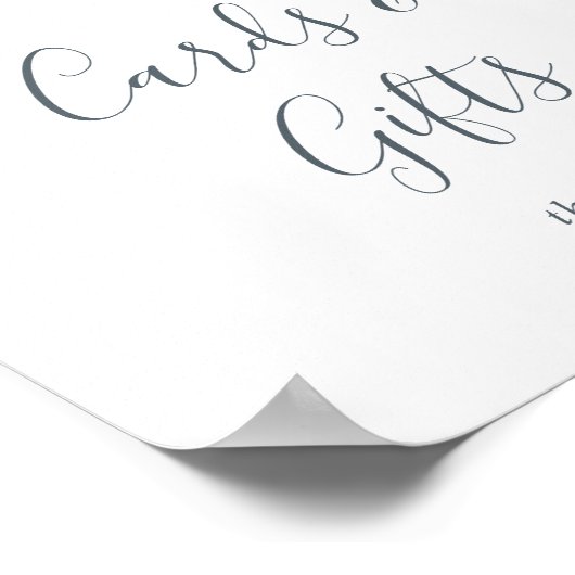 Poster Panneau de cartes et cadeaux de eucalyptus violet (Coin)