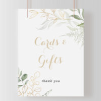 Panneau de Cartes et Cadeaux de Feuillage Vert Dor