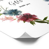 Poster Panneau de cartes et cadeaux de fleurs et de verdu (Coin)