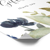 Poster Panneau de cartes et cadeaux de verdure d'automne (Coin)