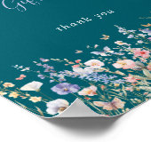 Poster Panneau de cartes et cadeaux Fleur sauvage multico (Coin)