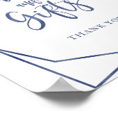 Poster Panneau de cartes et cadeaux floraux à l'aquarelle (Coin)