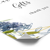 Poster Panneau de cartes et cadeaux géométriques couleur (Coin)