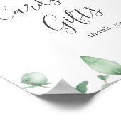 Poster Panneau de Cartes et Cadeaux Lavande Rustique et E (Coin)