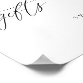 Poster Panneau de cartes et cadeaux Mariage calligraphie  (Coin)