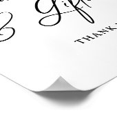 Poster Panneau de cartes et cadeaux minimaux modernes (Coin)