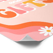 Poster Panneau de cartes et cadeaux Super numériques | Si (Coin)